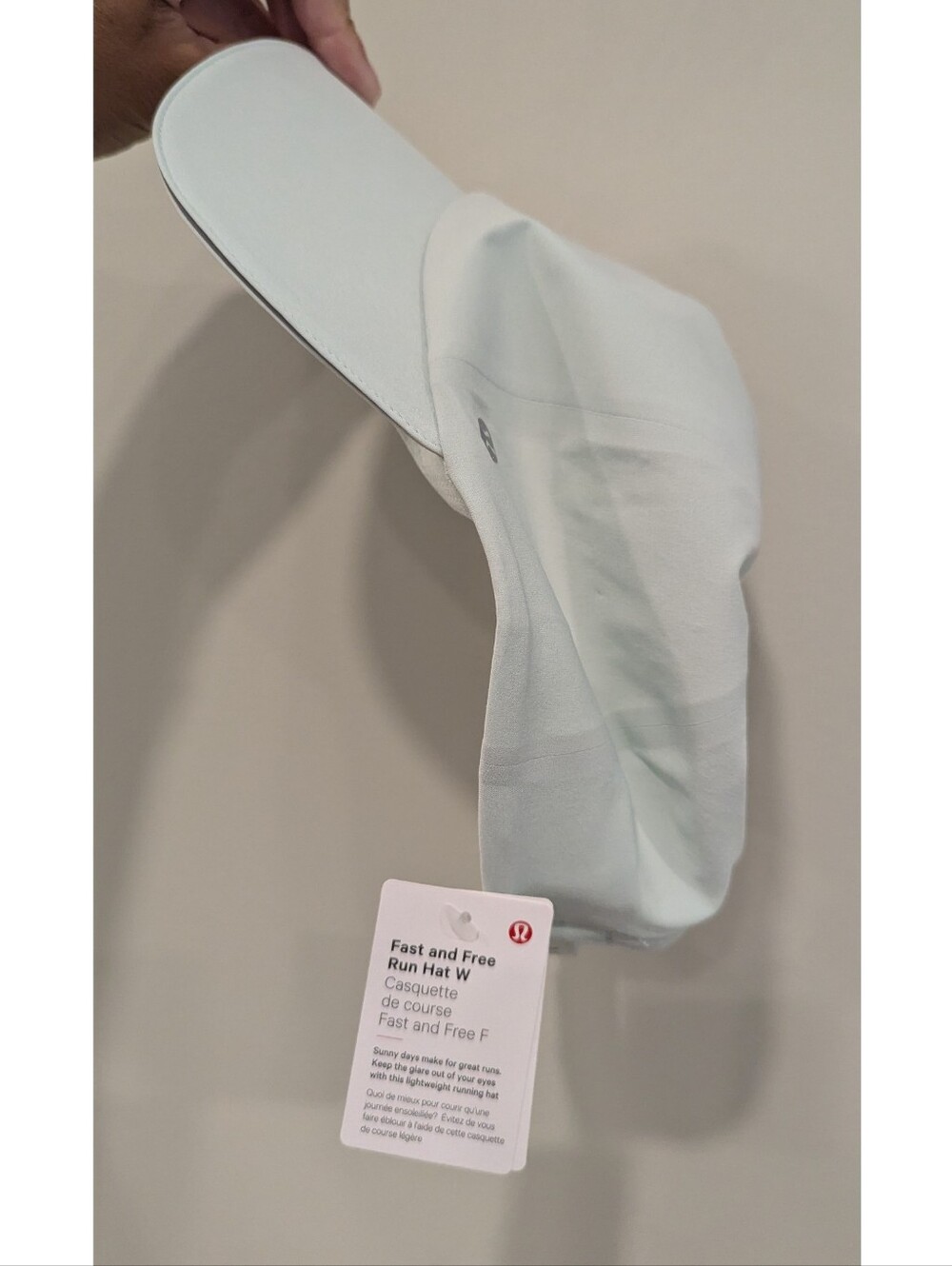 NWT Lululemon Fast And Free Run Hat In Mint Green One Size - Picture 4 of 8